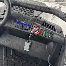Двухместный детский электромобиль M 6075(2)EBLR-1(24V) белый багги фото 16
