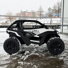 Двухместный детский электромобиль M 6075(2)EBLR-1(24V) белый багги фото 71