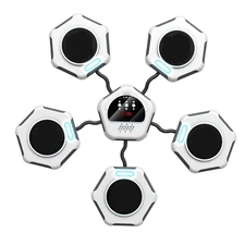Боксерский набор MS 5080 белый тренажер-мишень с Bluetooth