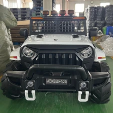 Детский электромобиль M 6380EBLR-1(24V) белый двухместный джип с четырьмя моторами фото 14