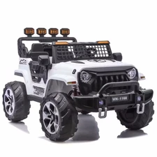 Детский электромобиль M 6380EBLR-1(24V) белый двухместный джип с четырьмя моторами фото 41