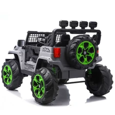 Детский электромобиль M 6380EBLR-11(24V) серый двухместный джип с четырьмя моторами фото 37