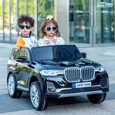 Двухместный детский электромобиль M 6364EBLR-1 белый BMW четыре мотора фото 16