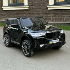 Двухместный детский электромобиль M 6364EBLRS-2 черный автопокраска фото 14