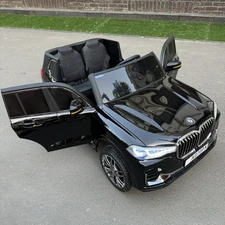 Двухместный детский электромобиль M 6364EBLRS-2 черный автопокраска фото 11