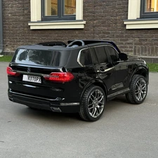 Двухместный детский электромобиль M 6364EBLRS-2 черный автопокраска фото 86