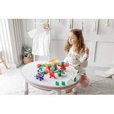 Столик - конструктор Bambi M 6177-13 бежевый с двухсторонней столешницей фото 86