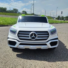Детский электромобиль M 6379EBLR-1 белый двухместный Mercedes фото 14