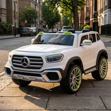 Детский электромобиль M 6379EBLR-1 белый двухместный Mercedes купить