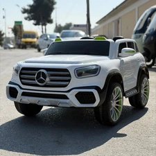 Детский электромобиль M 6379EBLR-1 белый двухместный Mercedes фото 37