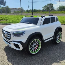 Детский электромобиль M 6379EBLR-1 белый двухместный Mercedes фото 41