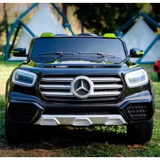 Детский электромобиль M 6379EBLRS-2 черный двухместный Mercedes фото 14