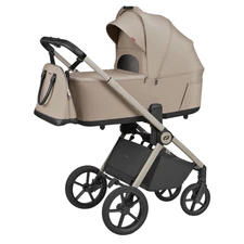 Универсальная коляска 2 в 1 Carrello Ultra CRL-6557 Vintage Beige бежевая с люлькой и прогулочным блоком