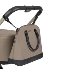 Универсальная коляска 2 в 1 Carrello Ultra CRL-6557 Vintage Beige бежевая с люлькой и прогулочным блоком фото 86