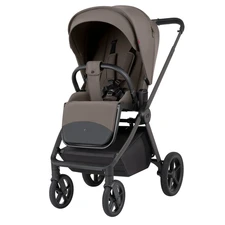 Универсальная коляска 2 в 1 Carrello Ultra CRL-6557 Sugar Brown коричневая с люлькой и прогулочным блоком фото 14