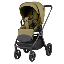 Универсальная коляска 2 в 1 Carrello Ultra CRL-6557 Clover Green зеленая с люлькой и прогулочным блоком фото 14