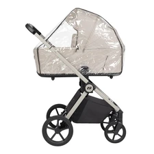 Универсальная коляска 2 в 1 Carrello Ultra CRL-6557 Milk Grey светло-серая с люлькой и прогулочным блоком фото 41