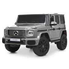 Детский электромобиль JJ2288EBLR-11(24V) серый двухместный Mercedes фото 14