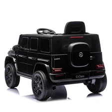 Детский электромобиль JJ2580EBLR-2(24V) черный Mercedes с мягким сиденьем фото 37