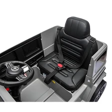 Детский электромобиль JJ2580EBLR-2(24V) черный Mercedes с мягким сиденьем фото 63