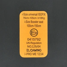 Детское автокресло El Camino i-Pro ME 1234 Black черное Isofix и Top Tether фото 31