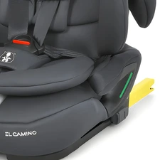 Детское автокресло El Camino i-Pro ME 1234 Gray серое Isofix и Top Tether фото 41