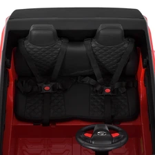 Двухместный детский электромобиль M 6409EBLR-3 красный Lexus с четырьмя моторами фото 11
