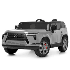 Двухместный детский электромобиль M 6409EBLR-11 серый Lexus с четырьмя моторами купить