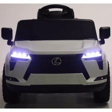 Детский электромобиль джип M 6410EBLR-1 белый Lexus с пультом управления фото 14