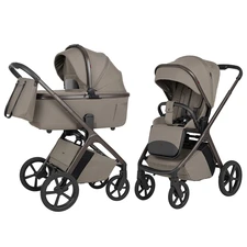 Универсальная коляска 2 в 1 Carrello Vector CRL-6700 Flannel Beige бежевая с сумочкой купить