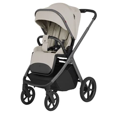 Универсальная коляска 2 в 1 Carrello Vector CRL-6700 Zephyr Beige светло-бежевая с сумочкой фото 14