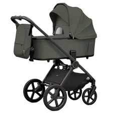 Универсальная коляска 2 в 1 Carrello Ultimo CRL-6701 Baltic Green зеленая с чехлом на ножки
