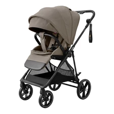 Прогулочная коляска Carrello Extra CRL-6532 Spring Beige бежевая с багажной корзинкой