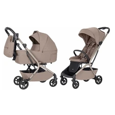 Универсальная коляска 2 в 1 Carrello Magia CRL-6655 Spice Beige бежевая с чехлом на ножки купить