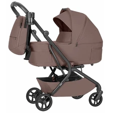 Универсальная коляска 2 в 1 Carrello Magia CRL-6655 Glace Pink розовая с чехлом на ножки