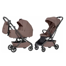 Универсальная коляска 2 в 1 Carrello Magia CRL-6655 Glace Pink розовая с чехлом на ножки купить