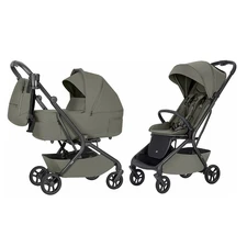 Универсальная коляска 2 в 1 Carrello Magia CRL-6655 Malted Green зеленая с чехлом на ножки купить