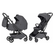 Универсальная коляска 2 в 1 Carrello Magia CRL-6655 Elm Grey серая с чехлом на ножки купить