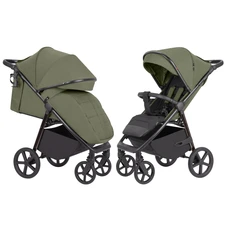 Прогулочная коляска Carrello Bravo CRL-5515 Midnight Green зеленая с подстаканником купить