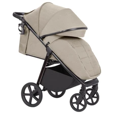 Прогулочная коляска Carrello Bravo CRL-5515 Sable Beige серо-бежевая с подстаканником фото 14