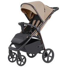 Прогулочная коляска Carrello Bravo CRL-5515 Royal Beige бежевая с подстаканником