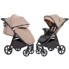 Прогулочная коляска Carrello Bravo CRL-5515 Royal Beige бежевая с подстаканником купить