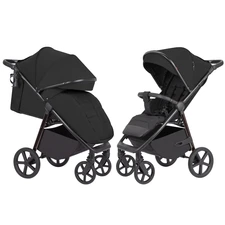 Прогулочная коляска Carrello Bravo CRL-5515 Pure Black черная с подстаканником купить