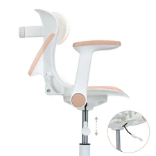 Детское кресло Bambi M 7772-13 персиковое мягкое сиденье и спинка купить