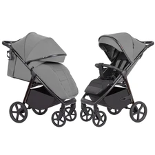 Прогулочная коляска Carrello Bravo CRL-5515 Forest Grey серая с подстаканником купить