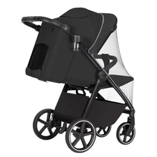 Прогулочная коляска Carrello Bravo SL Deluxe CRL-5520 Ink Black черная с чехлом на ножки фото 14