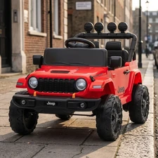 Детский электромобиль джип M 6312EBLR-3(24V) красный с мягкими EVA колесами