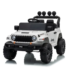 Детский электромобиль джип M 6312EBLR-1(24V) белый с мягкими EVA колесами фото 14