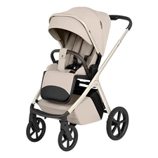Универсальная коляска 2 в 1 Carrello Vector CRL-6553 Seashell Beige бежевая алюминиевая рама фото 14
