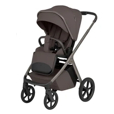 Универсальная коляска 2 в 1 Carrello Vector CRL-6553 Coffee Beige коричневая алюминиевая рама фото 14